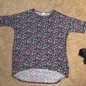 Lularoe XL Irma - Floral Pattern